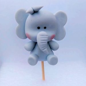 Pin Elefante plomo