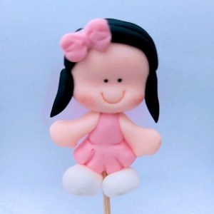 Pin Niña rosa